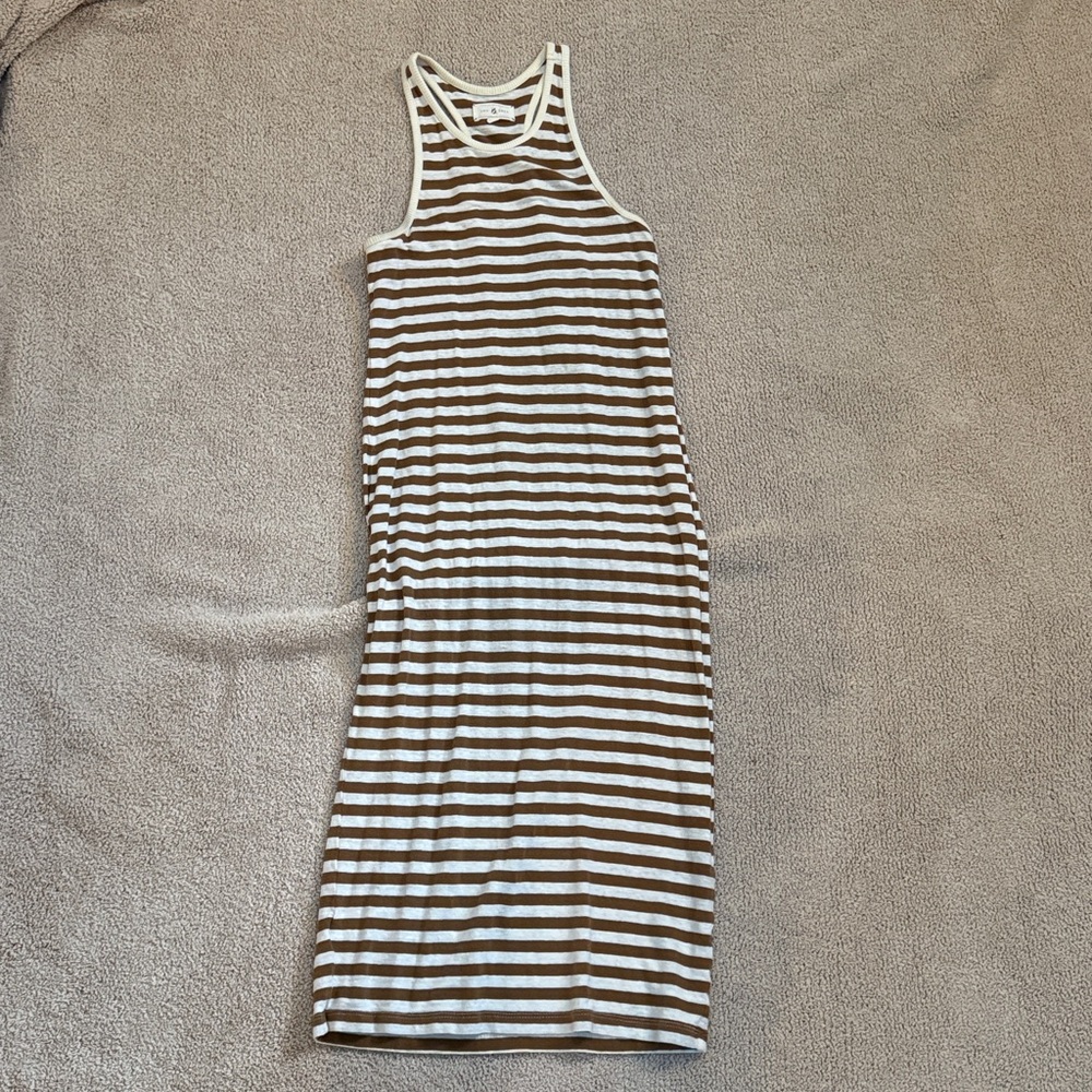 Lou & Grey Striped Racer-Back Dress